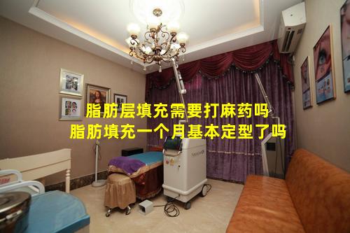 脂肪层填充需要打麻药吗 脂肪填充一个月基本定型了吗